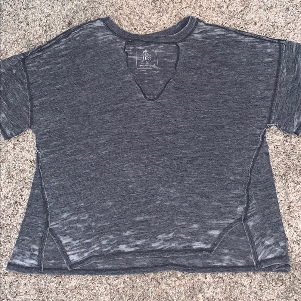 Free People | grey t-shirt